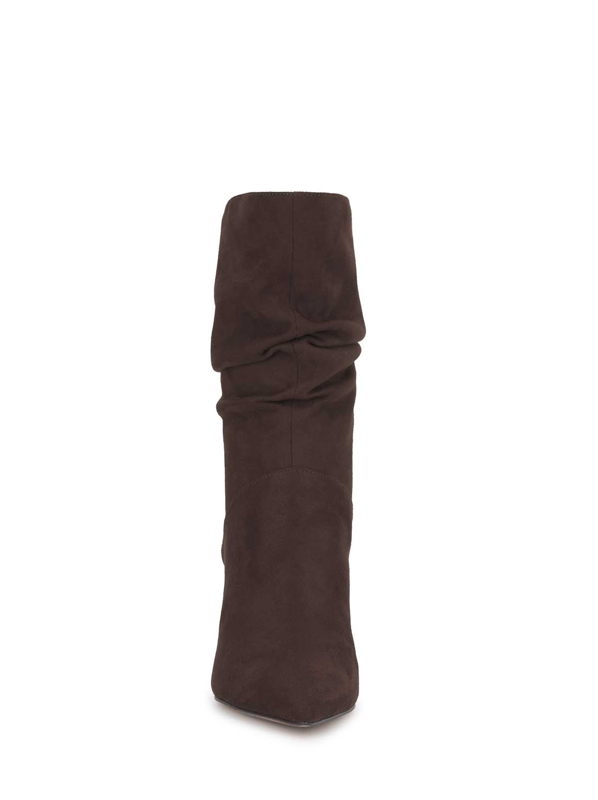 Elisti Scrunch Bootie in Dark Truffle