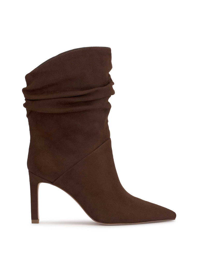 Elisti Scrunch Bootie in Walnut