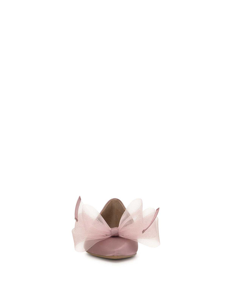 Elspeth Bow Ballet Flat in Adobe Rose