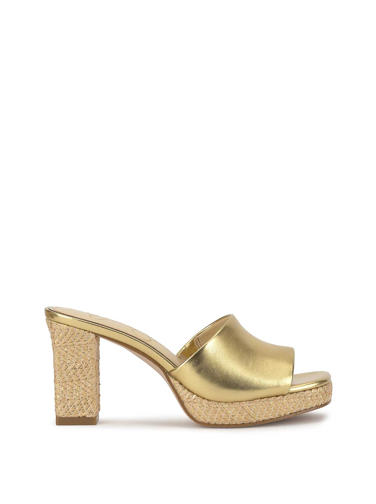 Elyzza High Heel Slide in Gold