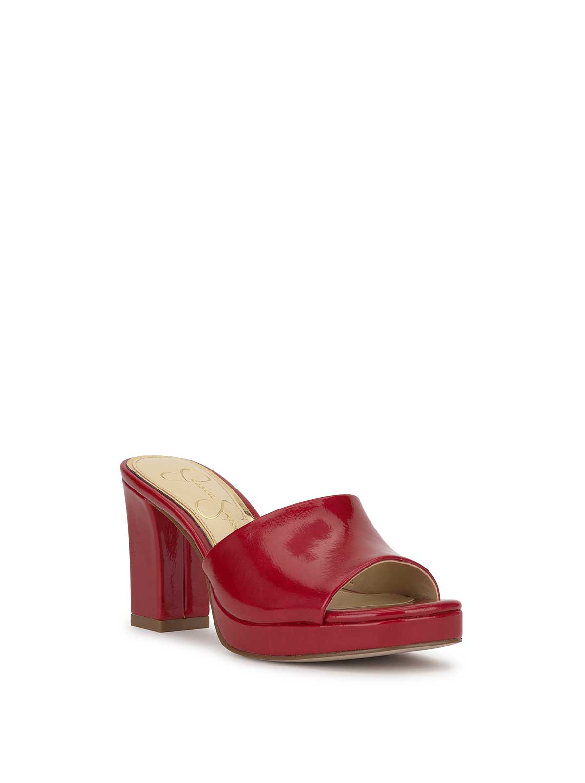 Elyzza High Heel Slide in Red Muse – Jessica Simpson