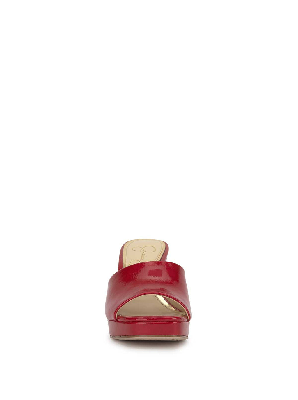 Elyzza High Heel Slide in Red Muse