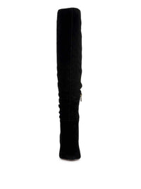 Emetta Over The Knee Boot in Black