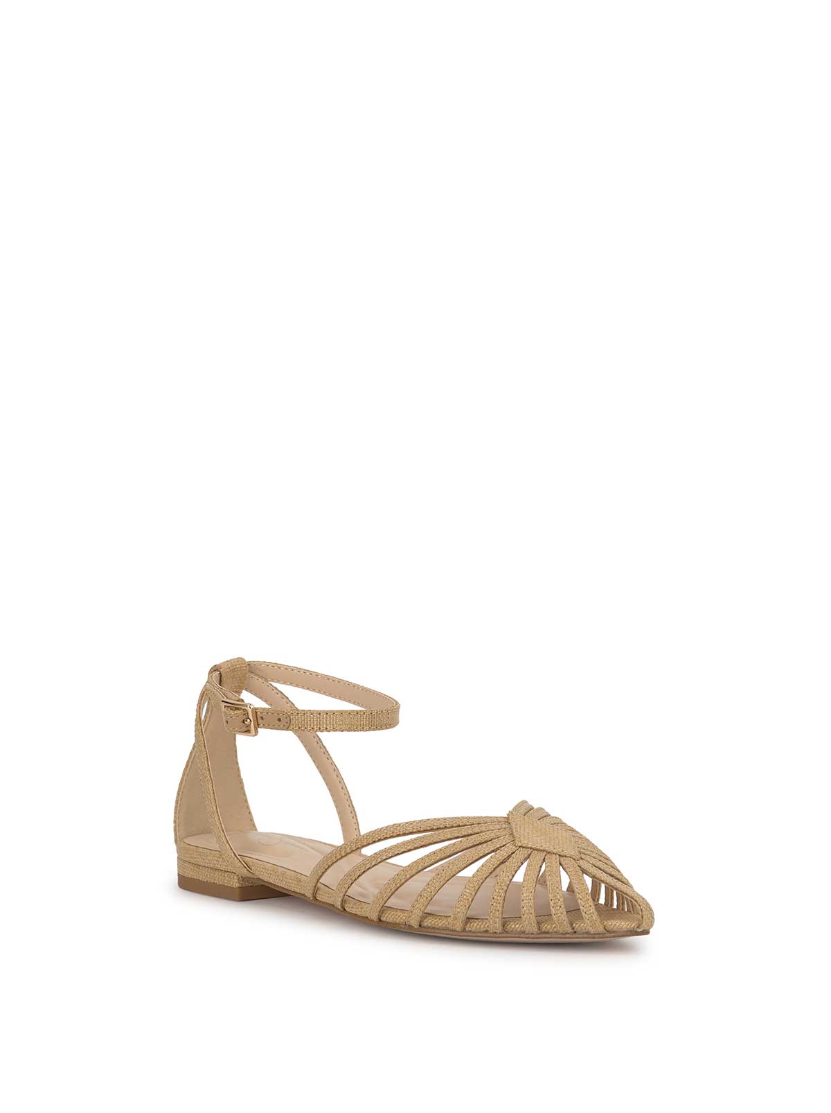 Eulean Sandal in Natural Raffia