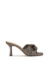 Evirra High Heel in Bronze Snake
