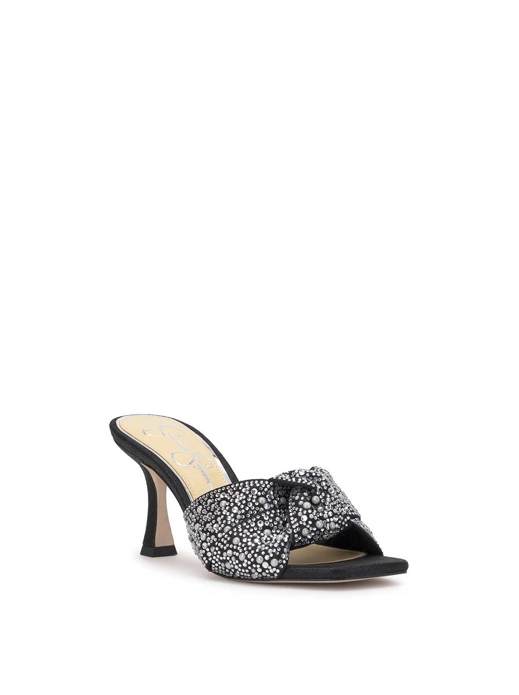 Evirra High Heel in Black Sparkle