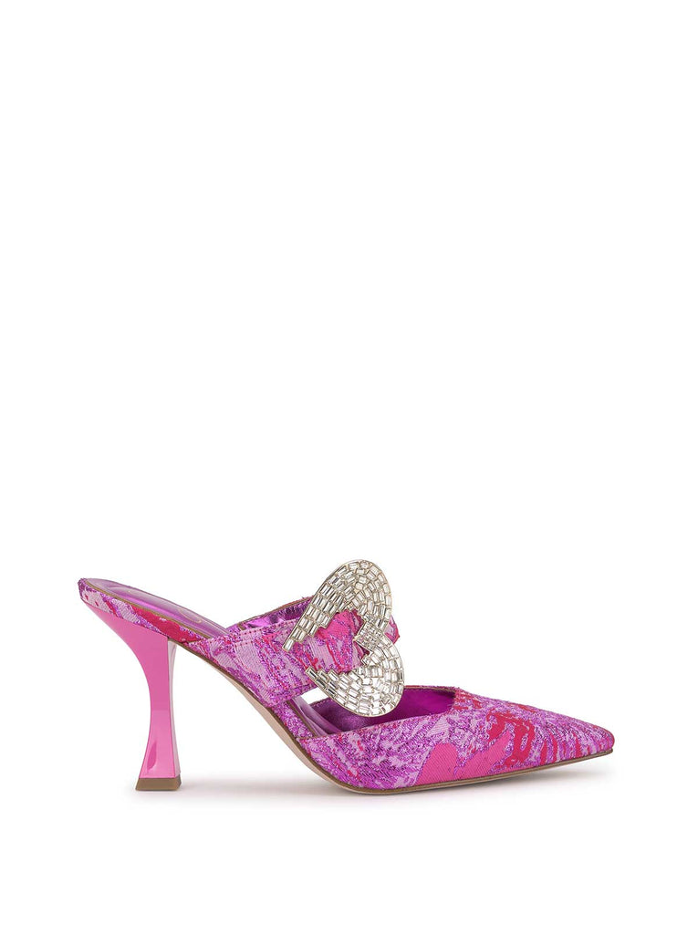 Favica High Heel in Pink & Red