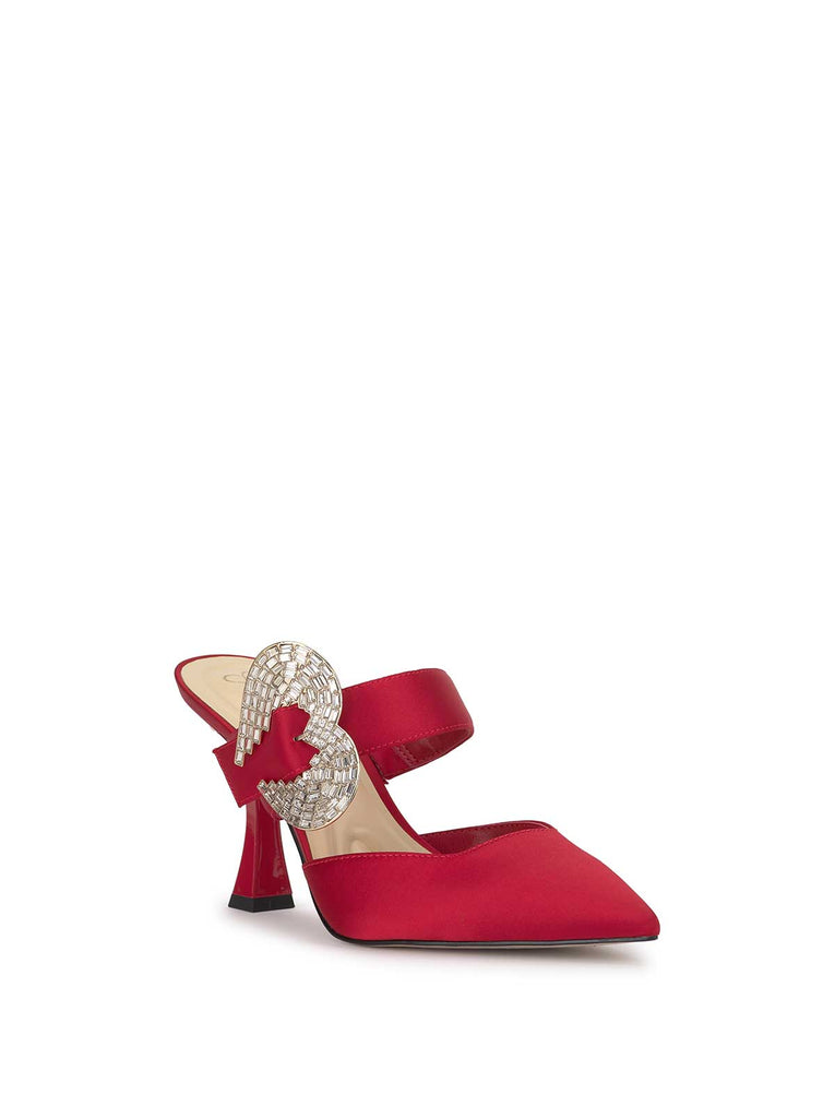 Favica High Heel in Red Muse