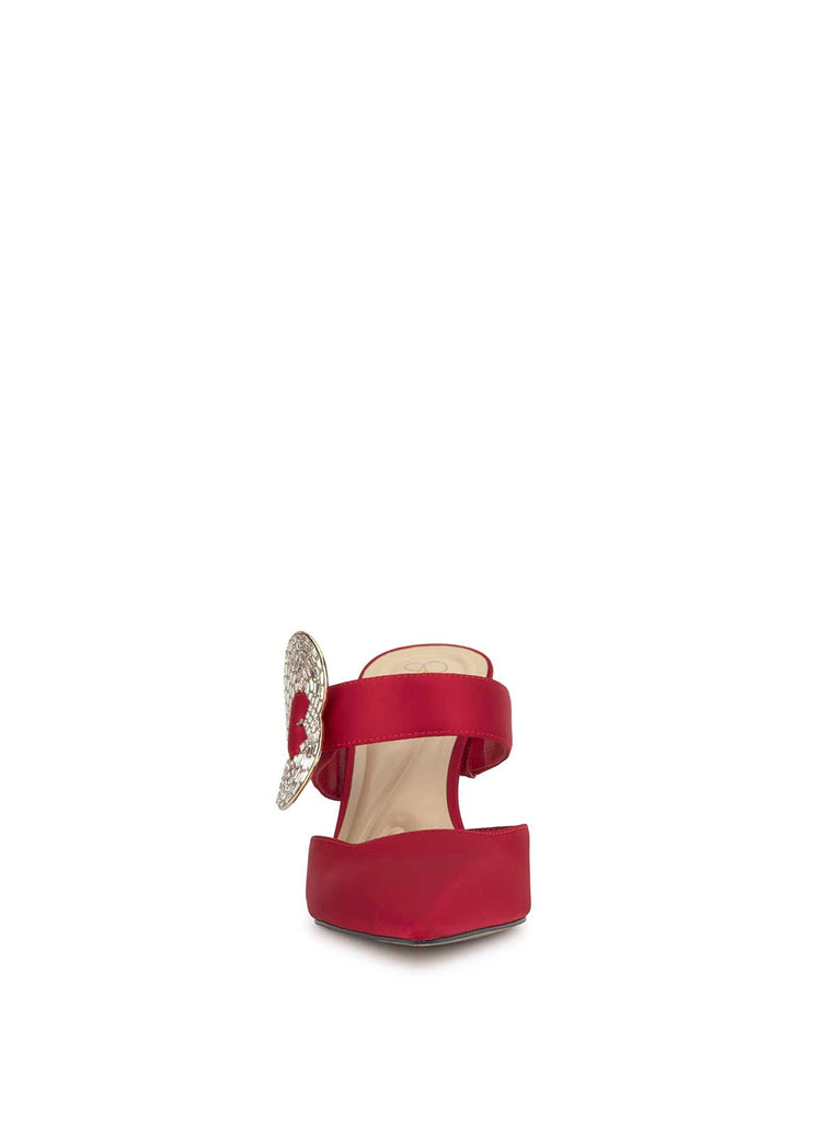 Favica High Heel in Red Muse