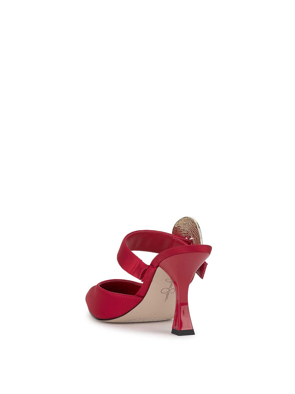 Favica High Heel in Red Muse