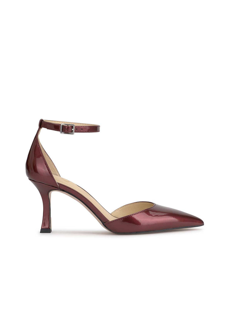 Foxena Pointed Toe Pump in Oxblood