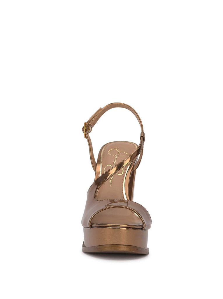 Gafira Platform Sandal in Bronze