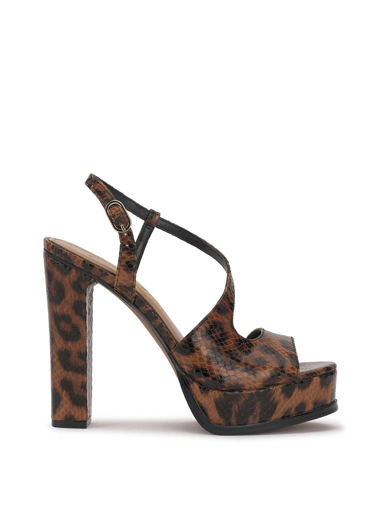 Gafira Platform Sandal in Leopard