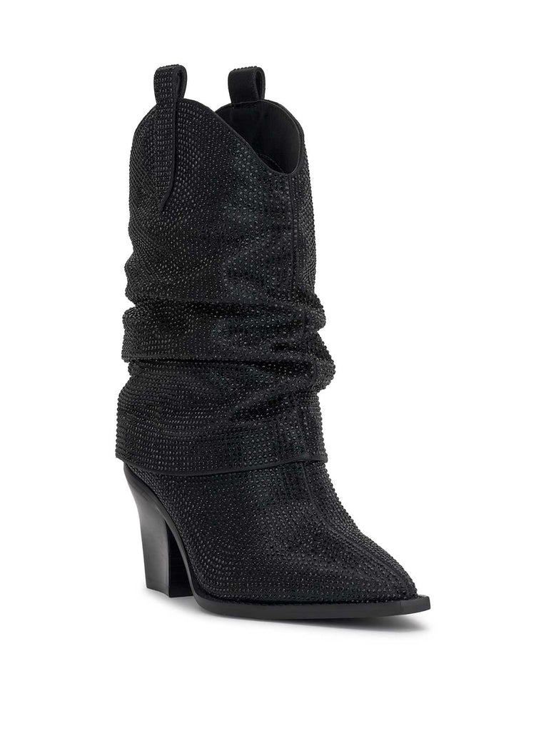 Gemorra Bootie in Black Crystal