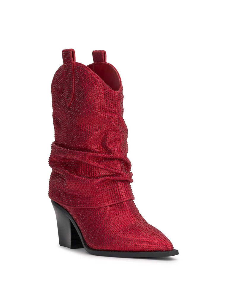 Gemorra Bootie in Red Muse