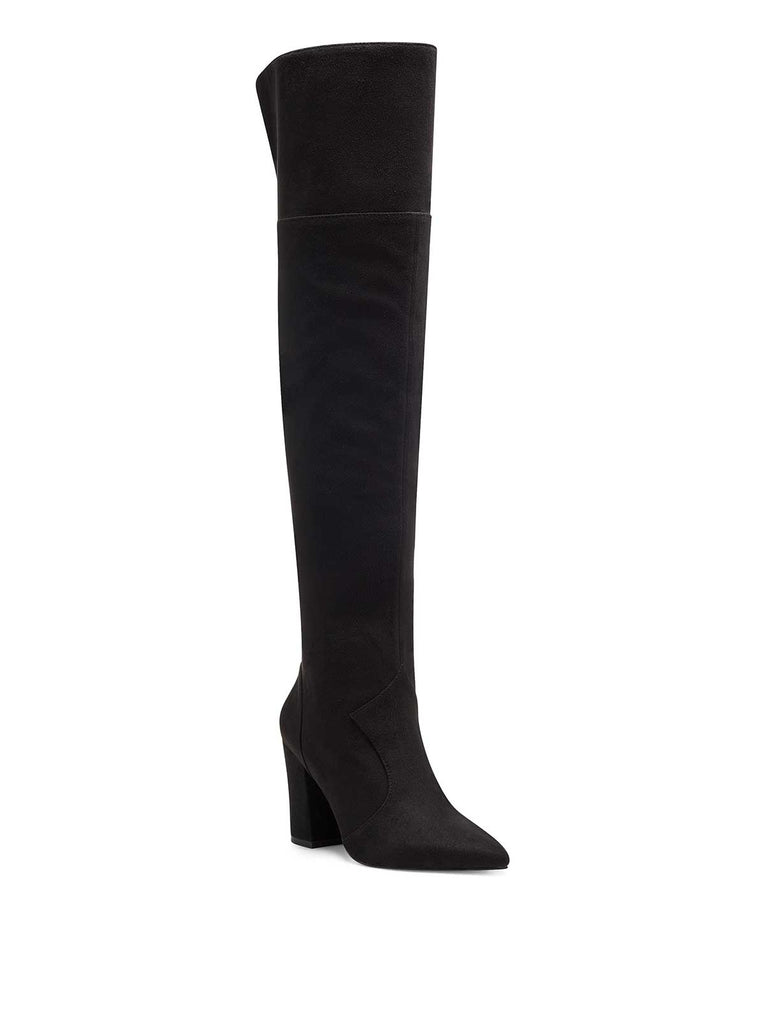 Habella Over the Knee Boot in Black Suede