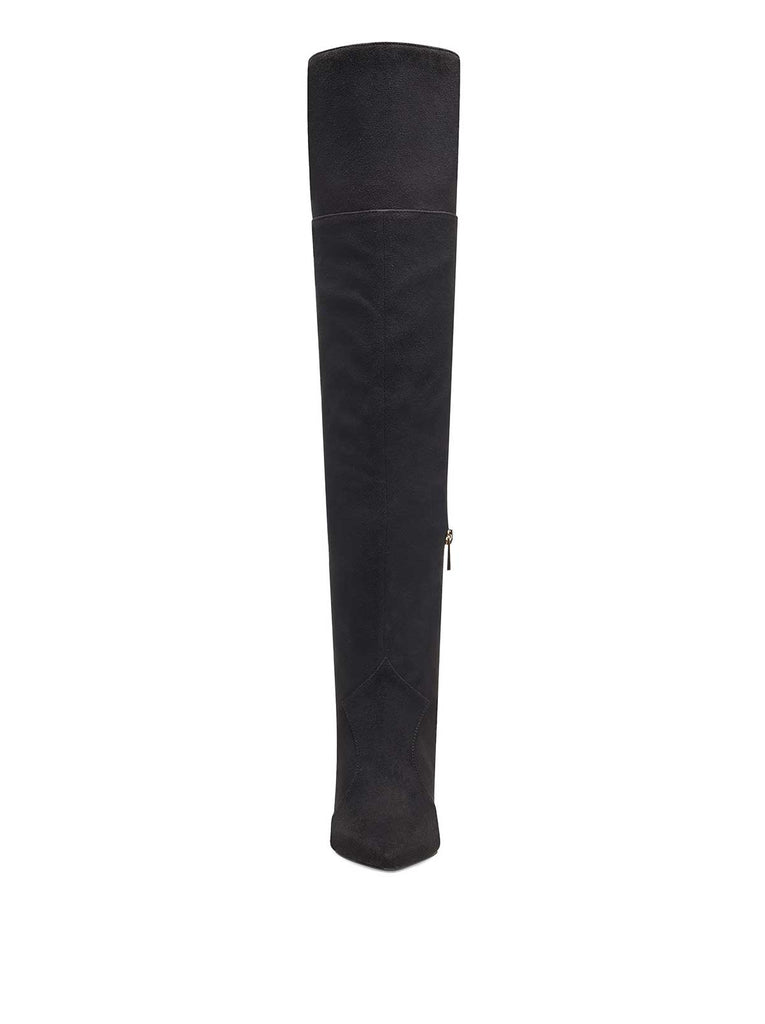 Habella Over the Knee Boot in Black Suede