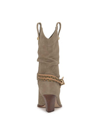 Hanie Boot in Light Grey