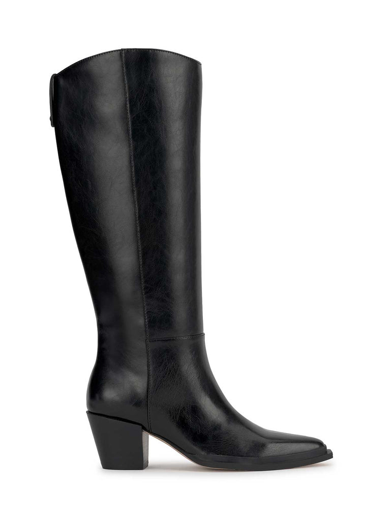 Hemmia Knee High Boot in Black