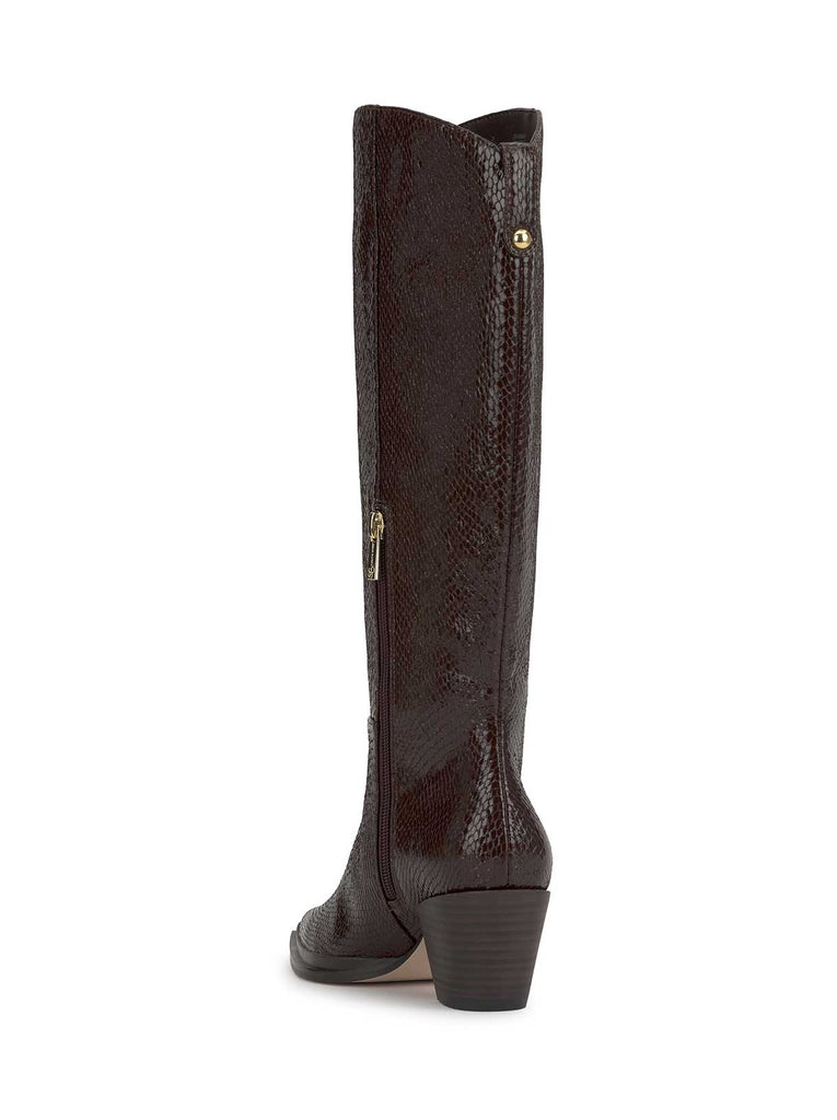 Hemmia Knee High Boot in Dark Truffle