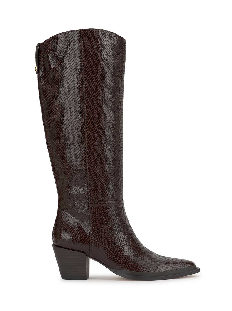 Hemmia Knee High Boot in Dark Truffle