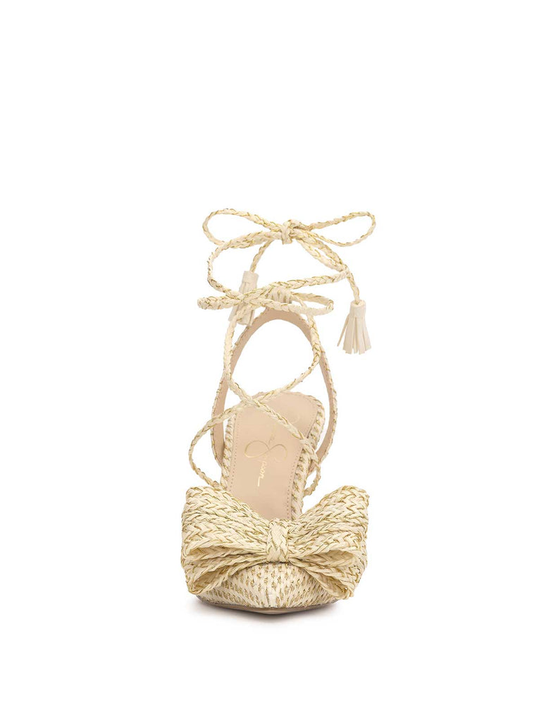 Hirlia Bow Pump in Natural