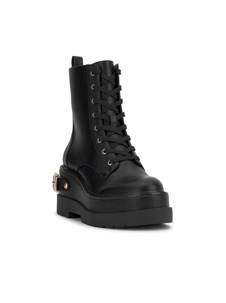 Imelda Combat Boot in Black