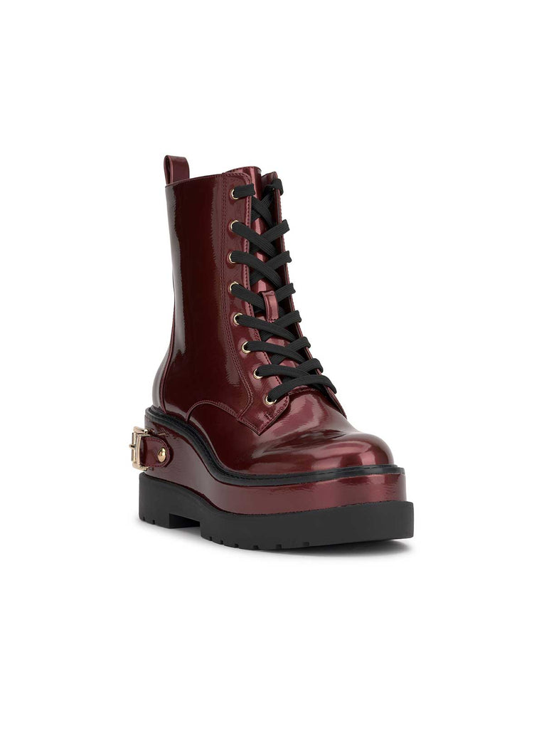 Imelda Combat Boot in Oxblood