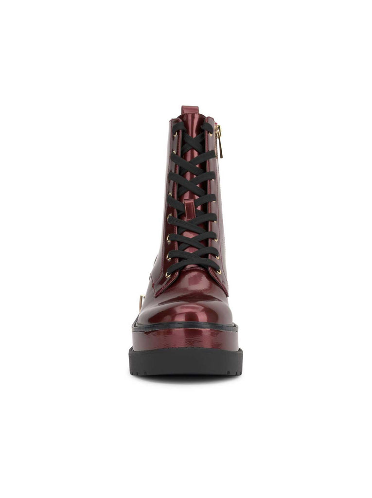 Imelda Combat Boot in Oxblood