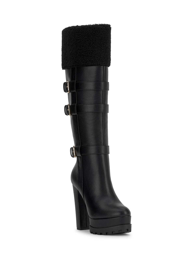 Imerald Knee High Boot in Black