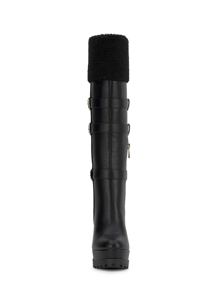 Imerald Knee High Boot in Black