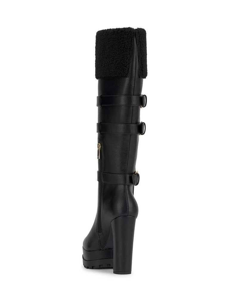 Imerald Knee High Boot in Black