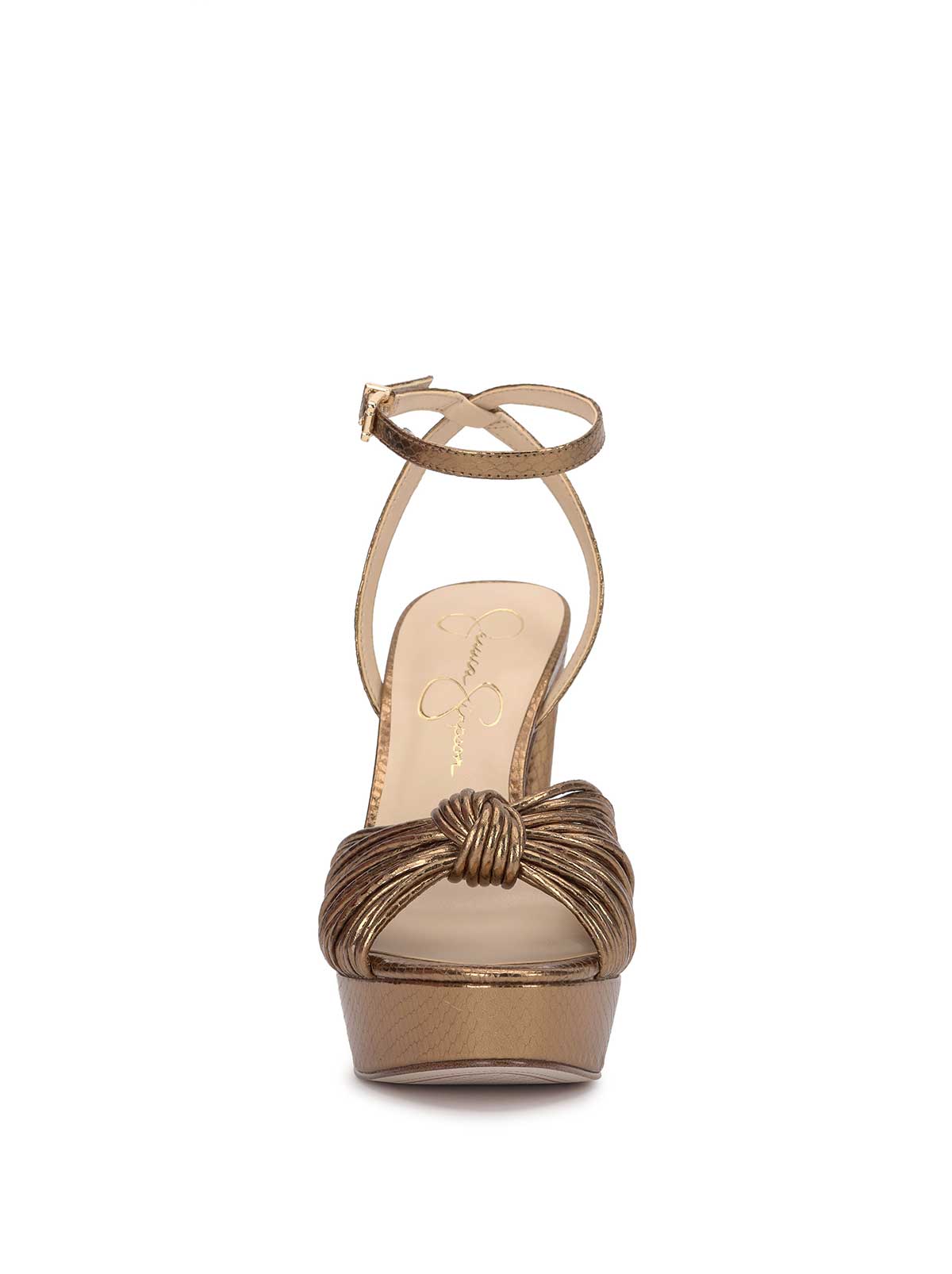 Immie Platform Sandal in Bronze Snake – Jessica Simpson