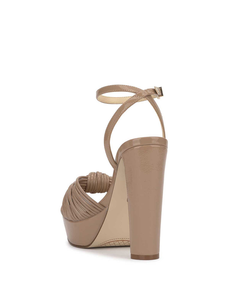 Immie Platform Sandal in Chai Latte