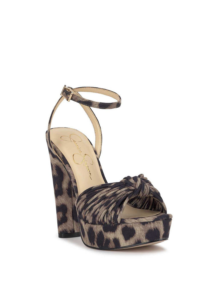 Immie Platform Sandal in Leopard