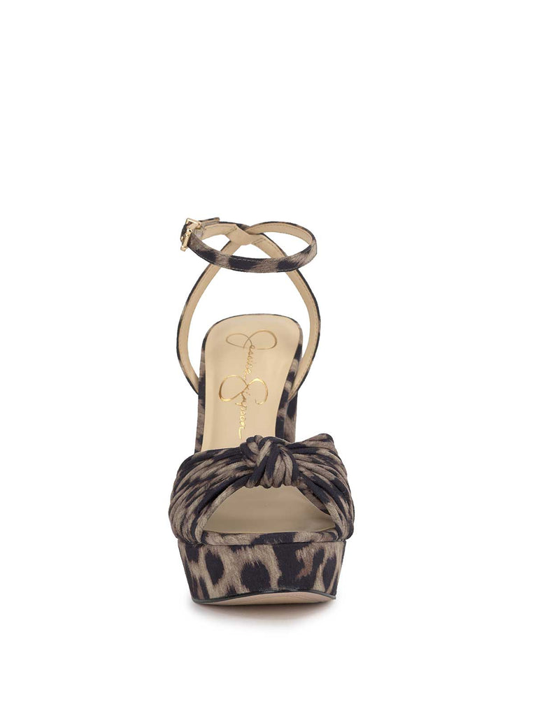 Immie Platform Sandal in Leopard