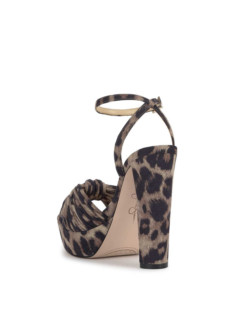 Immie Platform Sandal in Leopard
