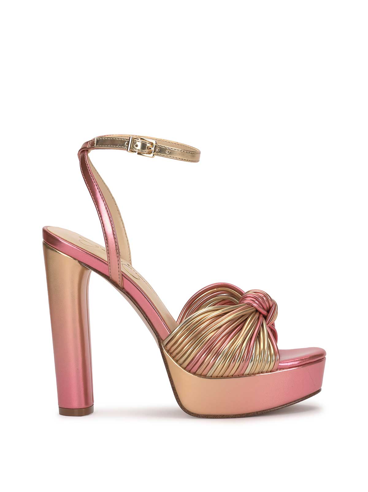 Immie Platform Sandal in Gold Pink Ombre Jessica Simpson