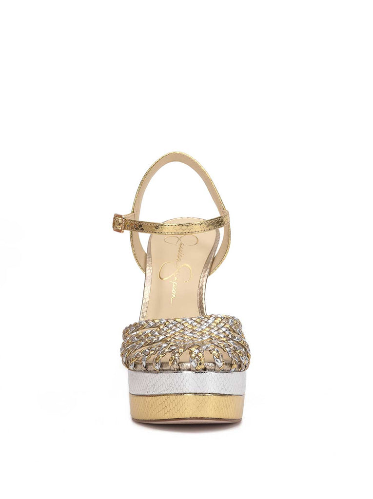 Inaia Braided Platform Sandal in Gold – Jessica Simpson