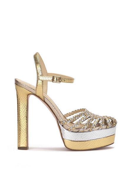 Inaia Braided Platform Sandal in Gold – Jessica Simpson
