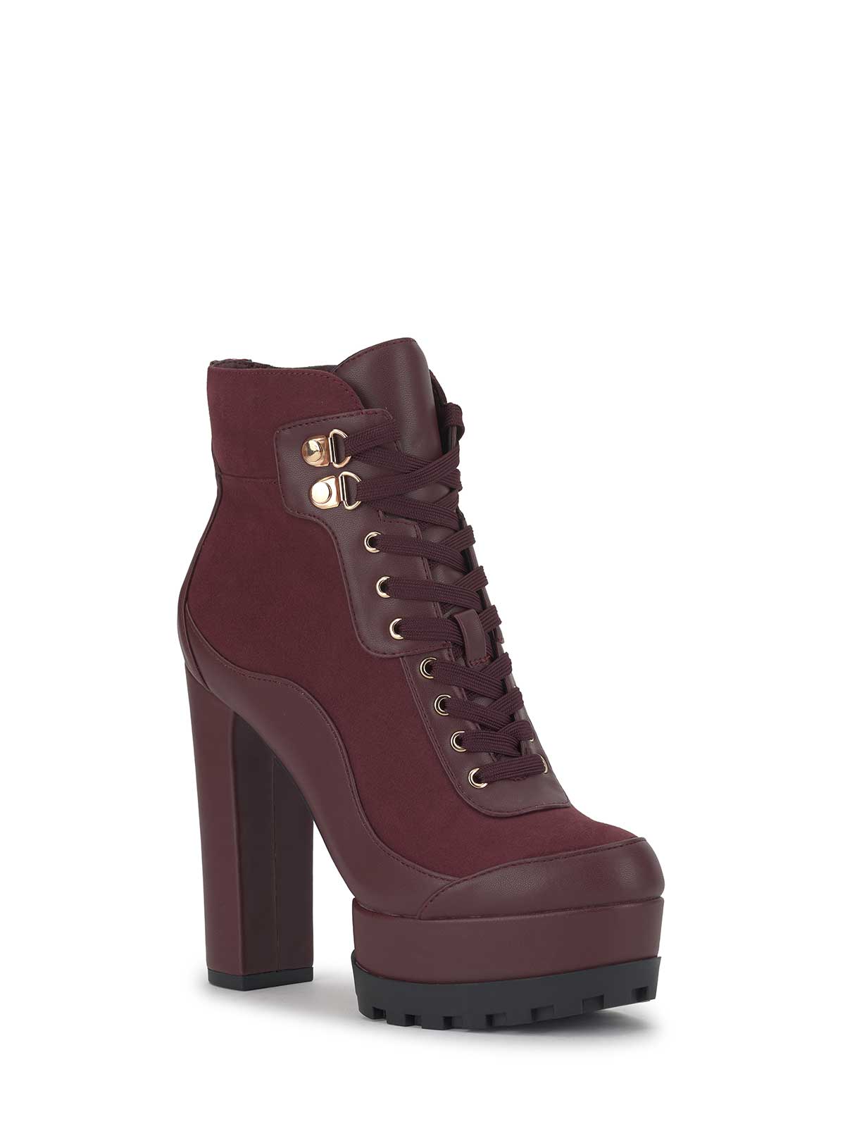 Indiera Bootie in Cherry Mahogany