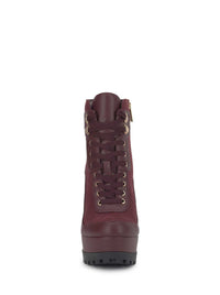 Indiera Bootie in Cherry Mahogany