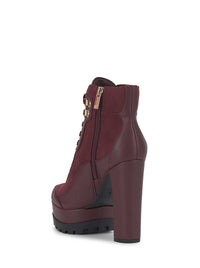 Indiera Bootie in Cherry Mahogany