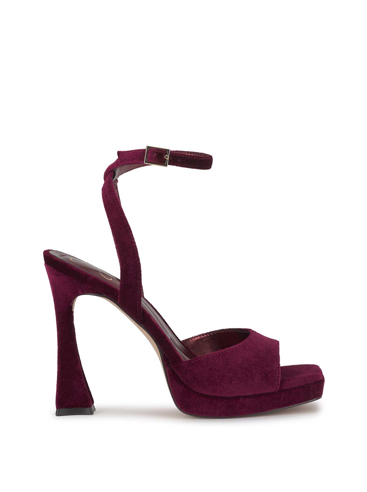 Jixte High Heel in Dark Cherry Velvet – Jessica Simpson