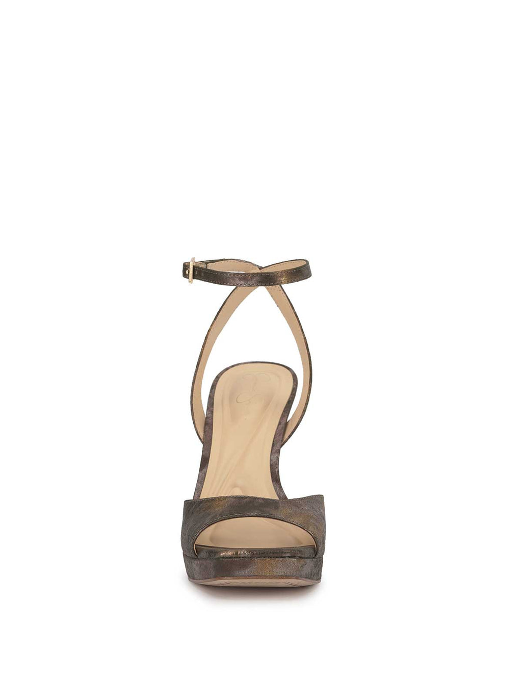 Jixte High Heel in Metallic Combo