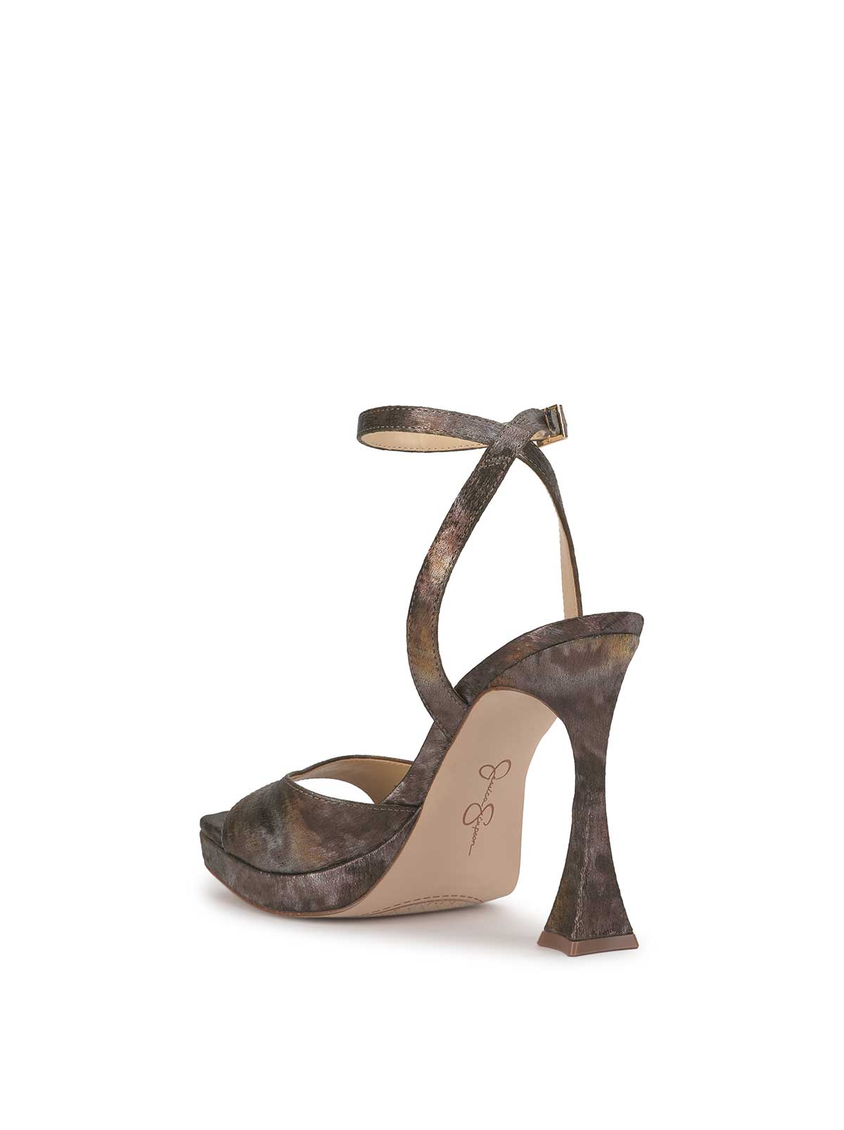 Jixte High Heel in Metallic Combo