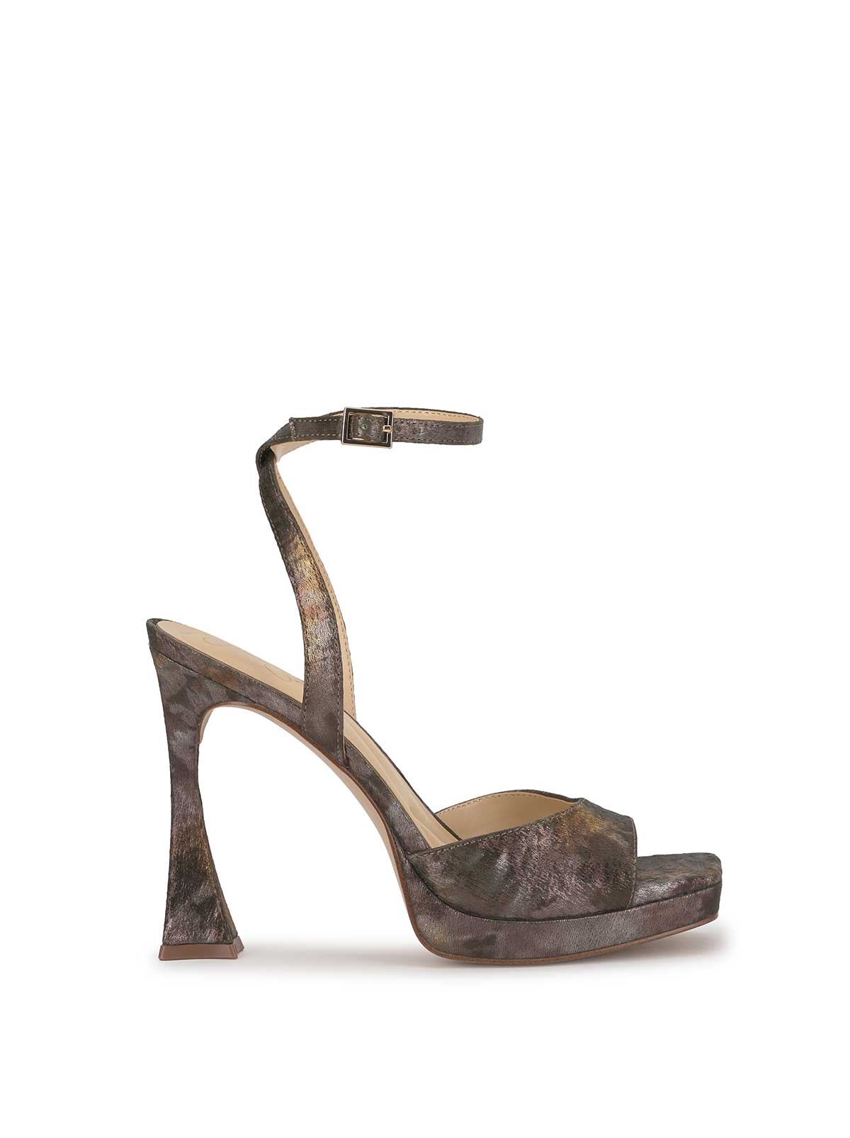 Jixte High Heel in Metallic Combo