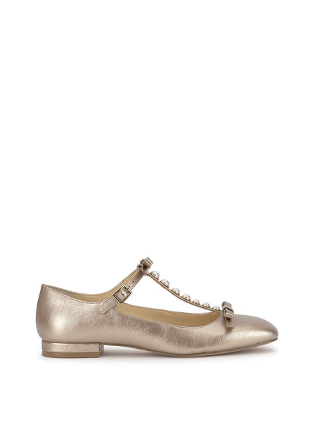 Jolliya Ballet Flat in Gold Jessica Simpson Jolliya Ballet Flat in Gold Jessica Simpson