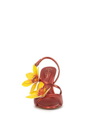 Jylia High Heel in Poppy Papaya