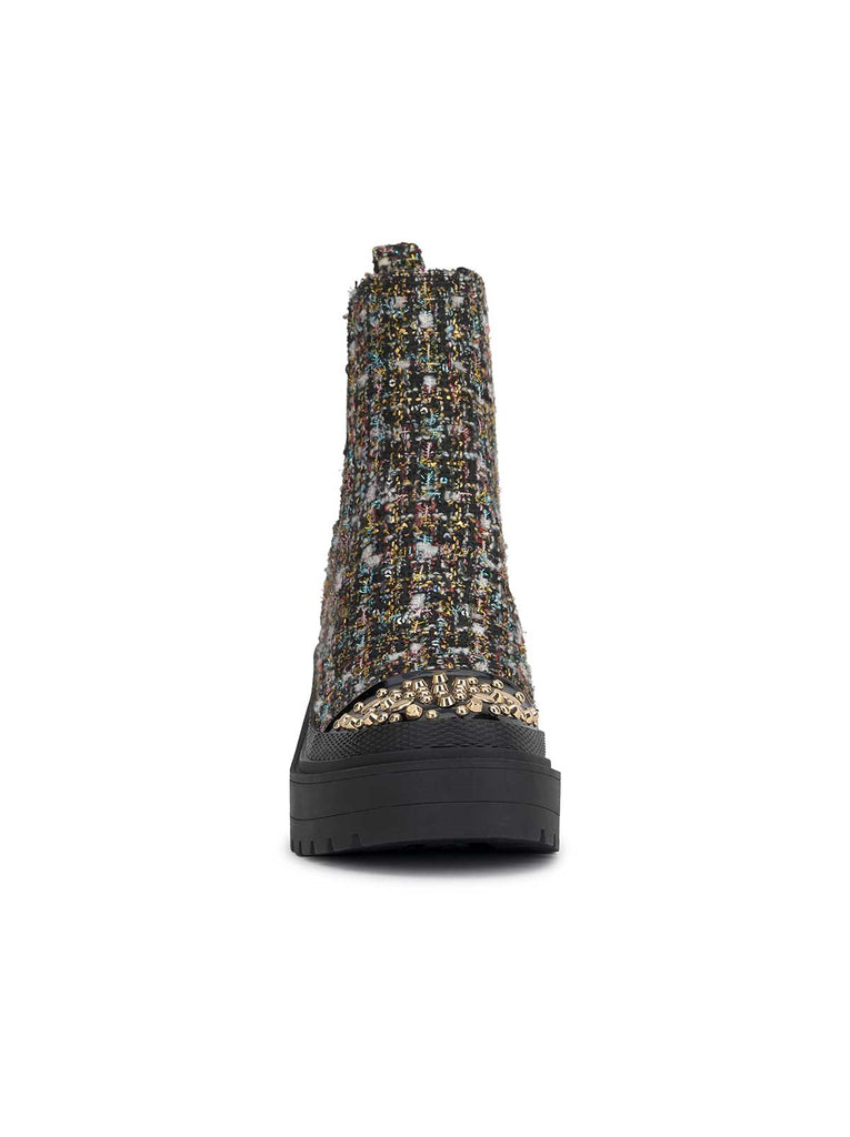 Jymmie Chelsea Boot in Tweed Sparkle